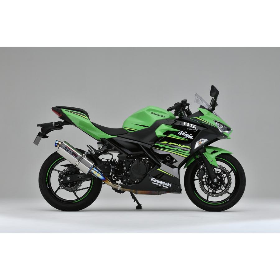 OVER RACING(オーバーレーシング) マフラー TT-Formula フルチタン スリップオン Ninja400 ニンジャ400 722-03 オーヴァーレーシング