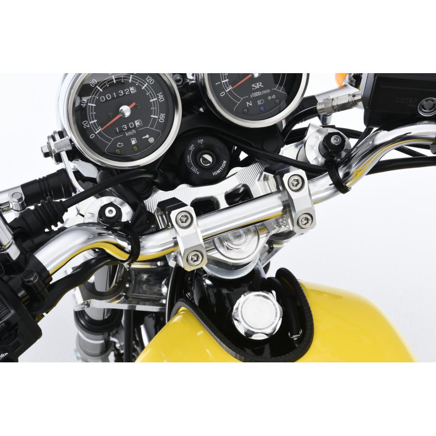 OVER RACING(オーバーレーシング) ステムキット シルバー SR400(FI) 55-401-10