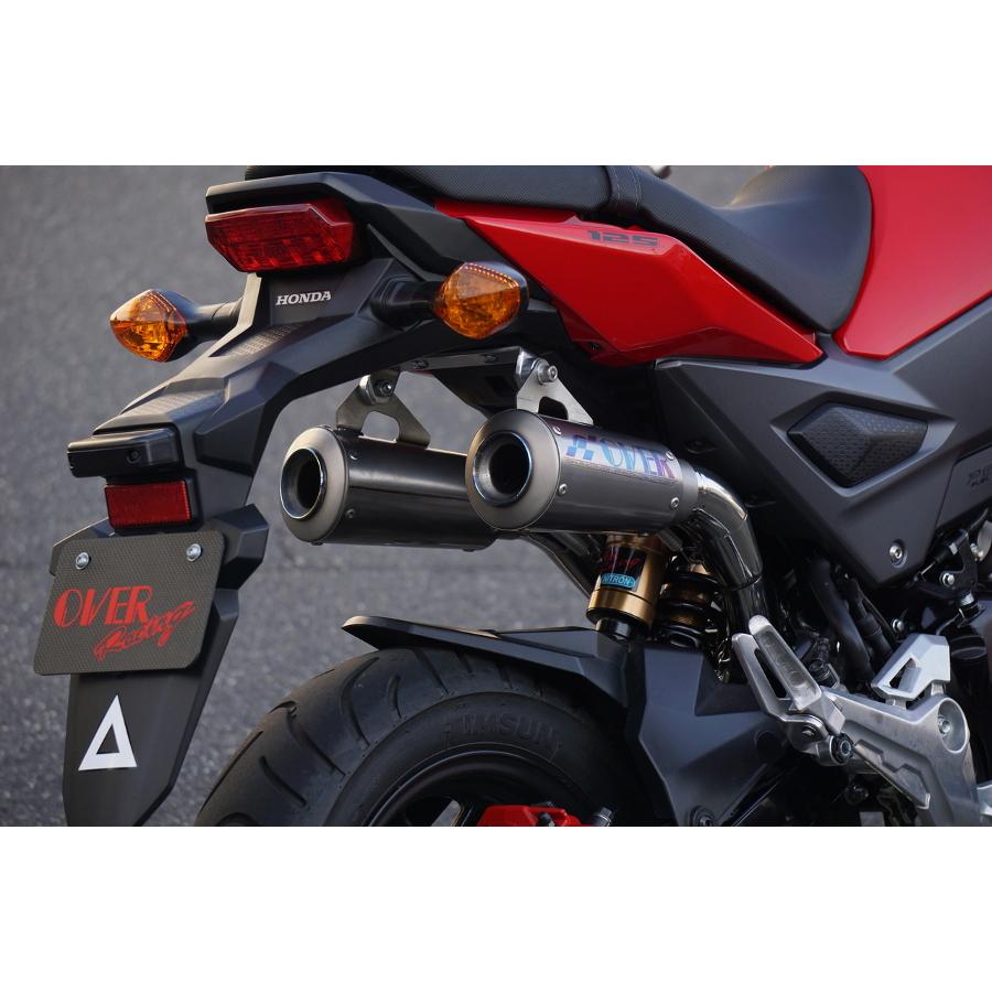 OVER RACING(オーバーレーシング) マフラー GP-PERFORMANCE RS TWIN UP Racing GROM グロム オーヴァーレーシング