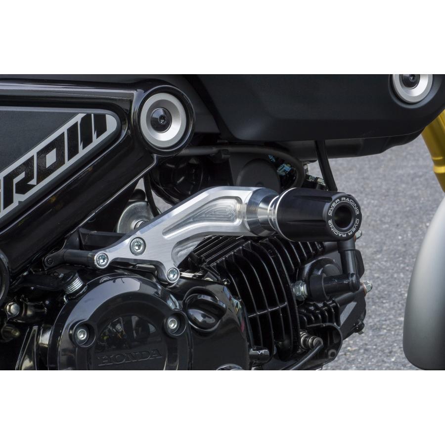 OVER RACING (オーバーレーシング) エンジンスライダー シルバー グロム GROM 59-223-01｜バイク・車パーツ プロト