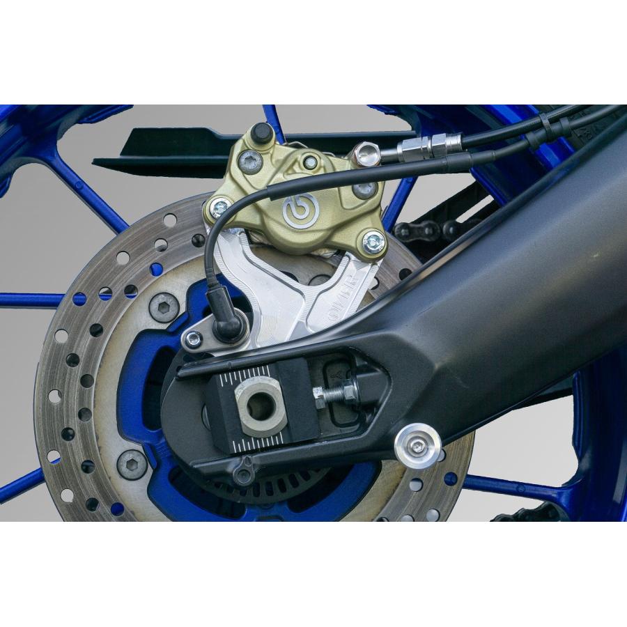 OVER RACING (オーバーレーシング) リアキャリパーサポート SIL ブレンボ2P MT-09 オーヴァーレーシング|バイク・車パーツ プロト