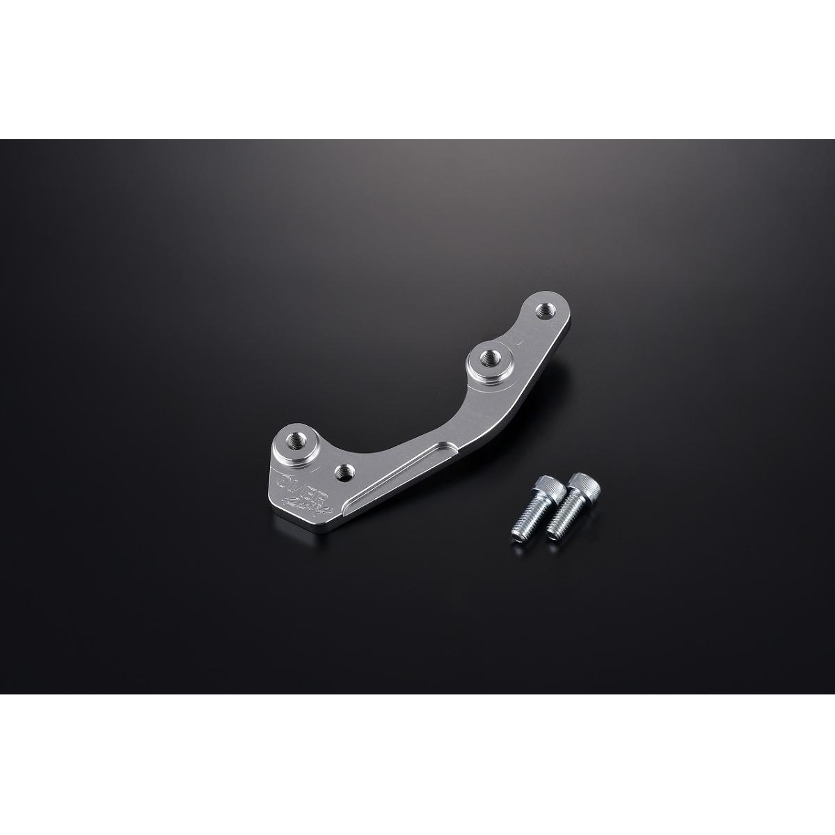 OVER RACING (オーバーレーシング) 専用Fキャリパーサポート シルバー OVERxSUNSTAR ABS対応 83-223-14|バイク・車パーツ プロト