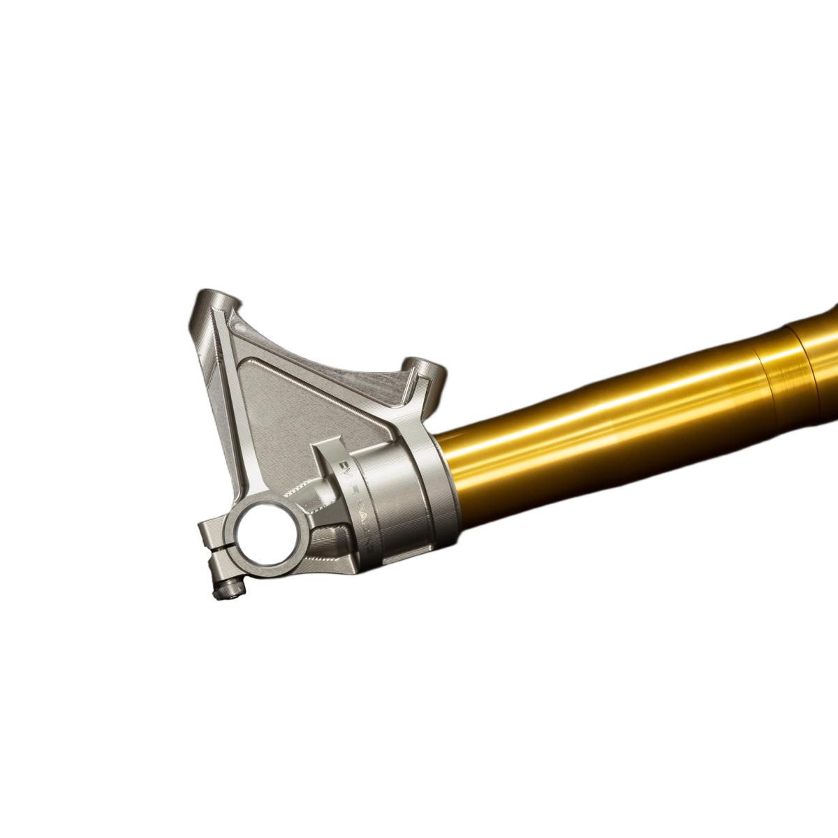 OVER RACING (オーバーレーシング) フロントフォークボトム ラジアルマウント オーリンズ正立用 TI ZRX1200DAEG 83-811-41T|バイク・車パーツ プロト