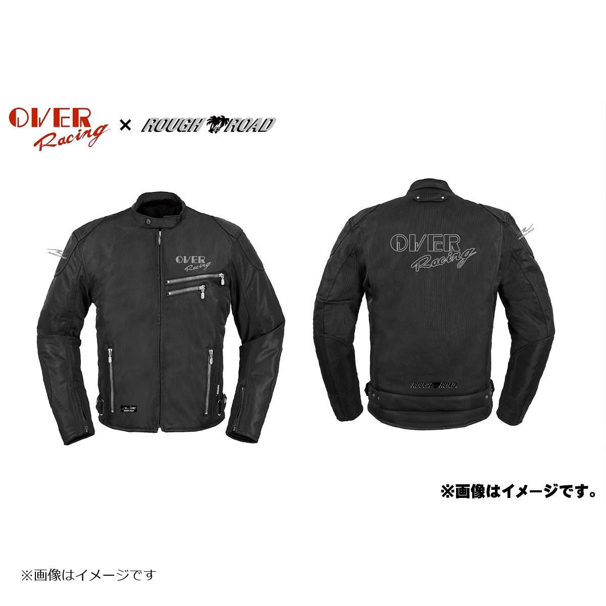 OVER RACING (オーバーレーシング) ライディングZIPメッシュジャケットEM Mサイズ OVERｘラフアンドロード M 95-99-54M