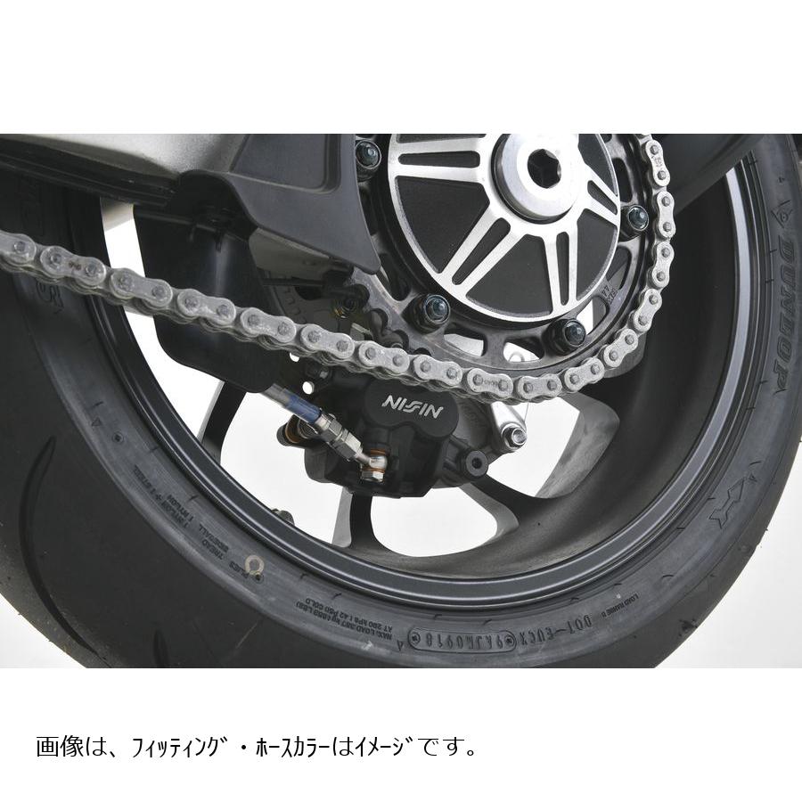 完成品 Swage-PRO リアブレーキホースキット スモークホース シルバー