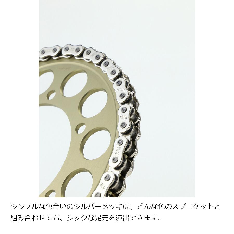 SUNSTAR (サンスター) ドライブチェーン 520 114L シルバー バイク用品 