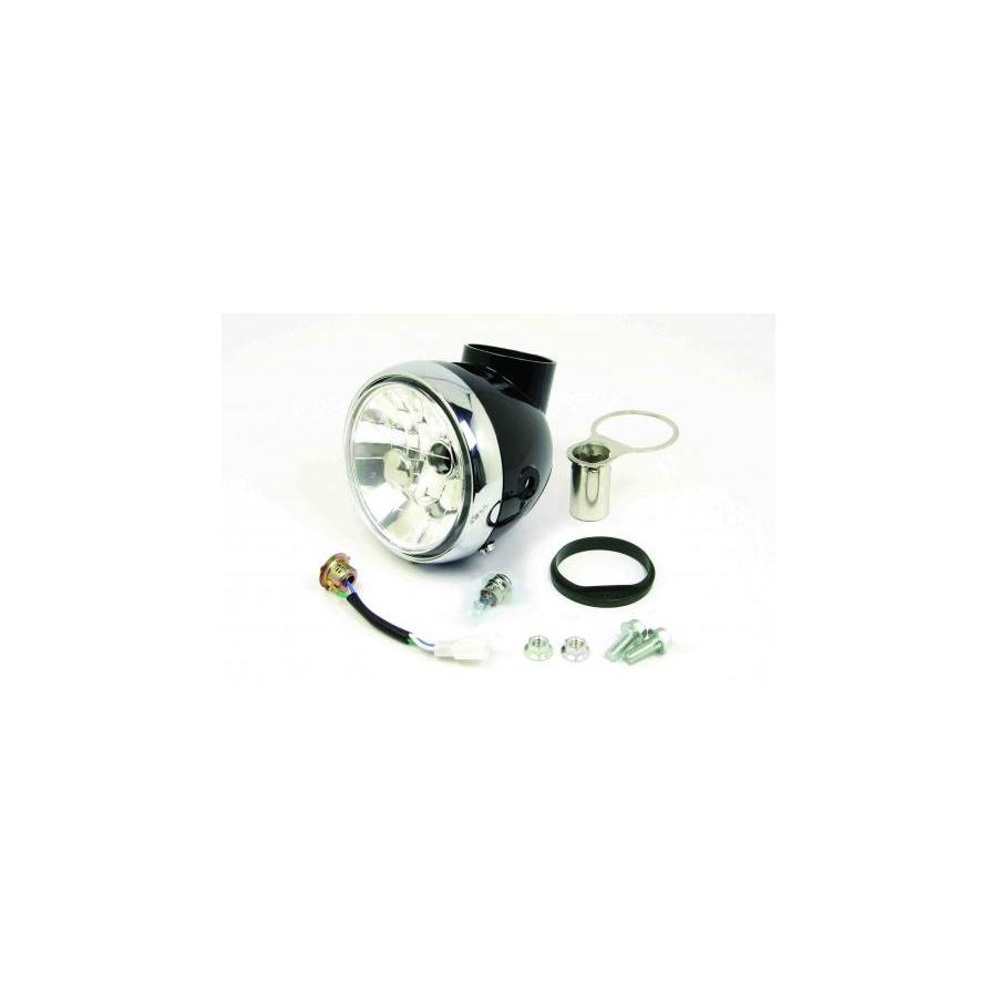 SP武川(SPタケガワ) 128-D ヘッドライトキット 12v 取付幅128mm/ABS/黒