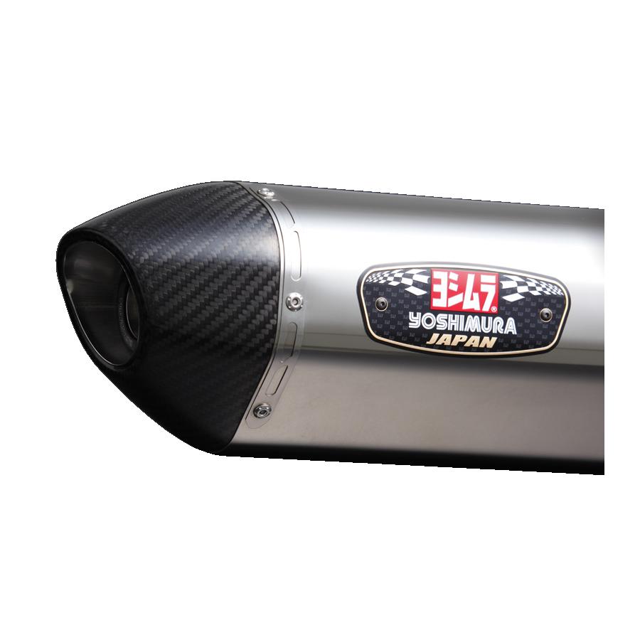 YOSHIMURA (ヨシムラ) R-77Sサイクロン カーボンエンド EXPORT SPEC スリップオンマフラー SSC ステンレスカバー GROM グロム 110-40A-5W50