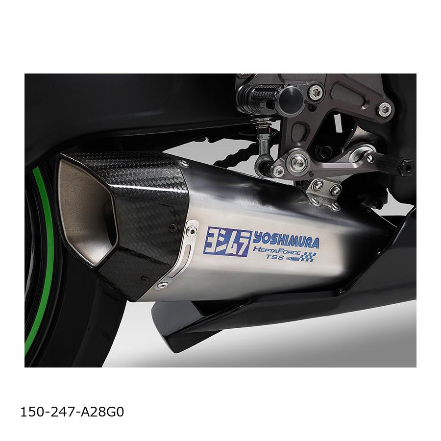 YOSHIMURA (ヨシムラ) フルエキゾースト 機械曲 HEPTA FORCE TSSレーシングチタン(TT) ZX-4R/RR 150-247-A28G0