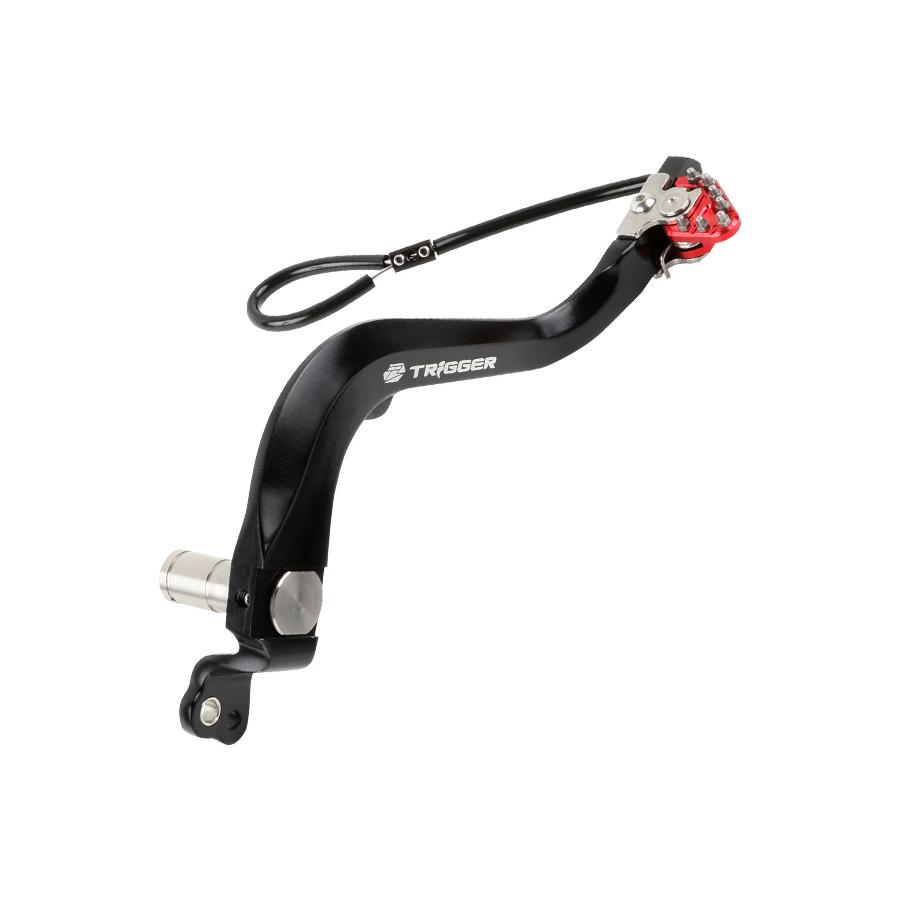 ジータ (ZETA) トリガーブレーキペダル レッド CRF250L/M/RALLY F6893