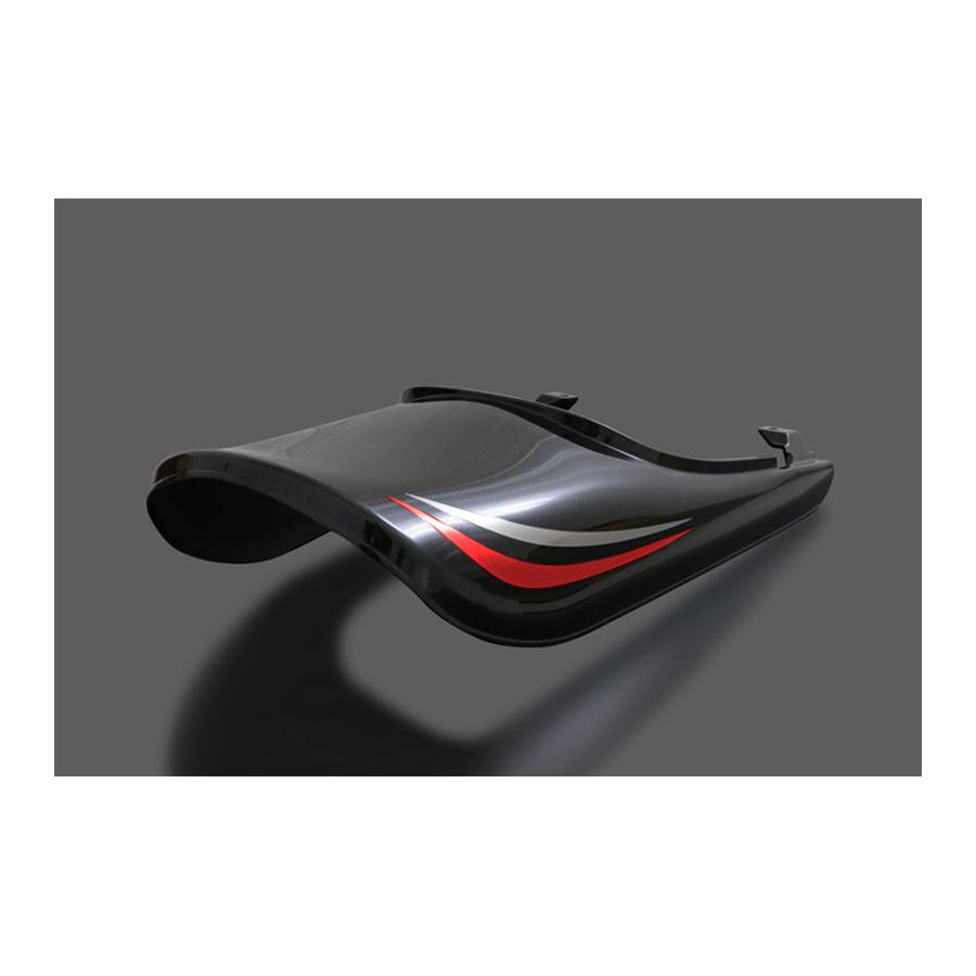PMC (ピーエムシー) ロングテールカウル M.ディアブロブラック Z900RS (シルバー/レッドライン) 189-1419