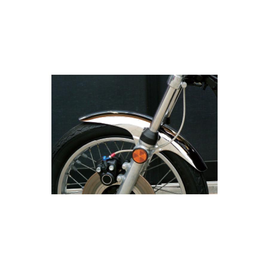 ピーエムシー フロントナローフェンダー Z/KZ クロームメッキ 73-154