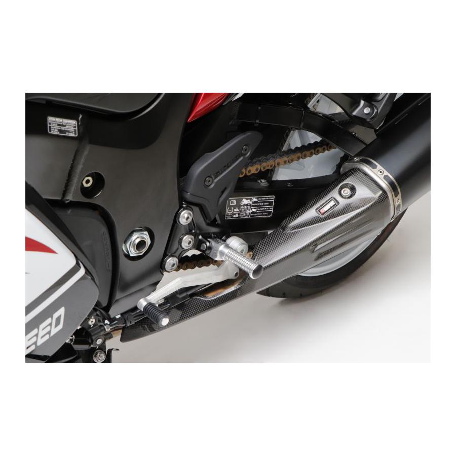 ACTIVE (アクティブ) ステップバー (ライダー側) シルバー SUZUKI系-2 HAYABUSA/GSX1300R 08-17/SV650 16-21 etc 17700006S|バイク・車パーツ プロト