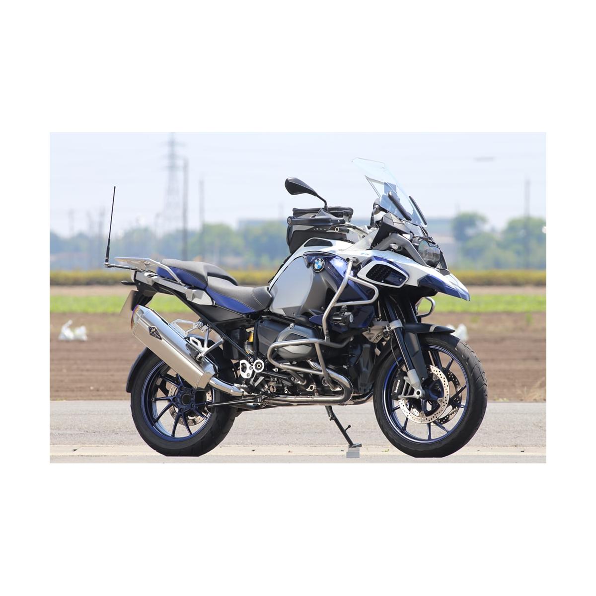 アールズギア フルエキゾースト マフラー ワイバンリアルSP シングル TI BMW R1200GS/GS-A 水冷