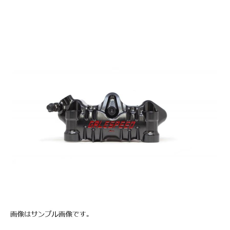 GALE SPEED (ゲイルスピード) エラボレート フロント4Pキャリパー 左 Φ34-Φ30 チタンボルト仕様 ブラック ラジアル 100mmピッチ (チタンピストン仕様) GSFCAL3430-10TTP