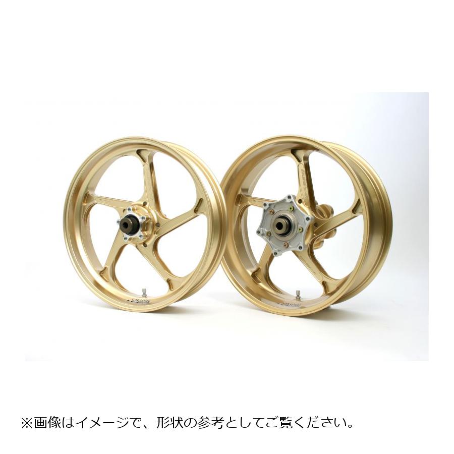GALE SPEED (ゲイルスピード) リア ホイール 鍛造ホイール R 550-17 ゴールド TYPE-GP1S ZRX1200 DAEG リムセンター0mmオフセット チェーンライン5mmオフセット