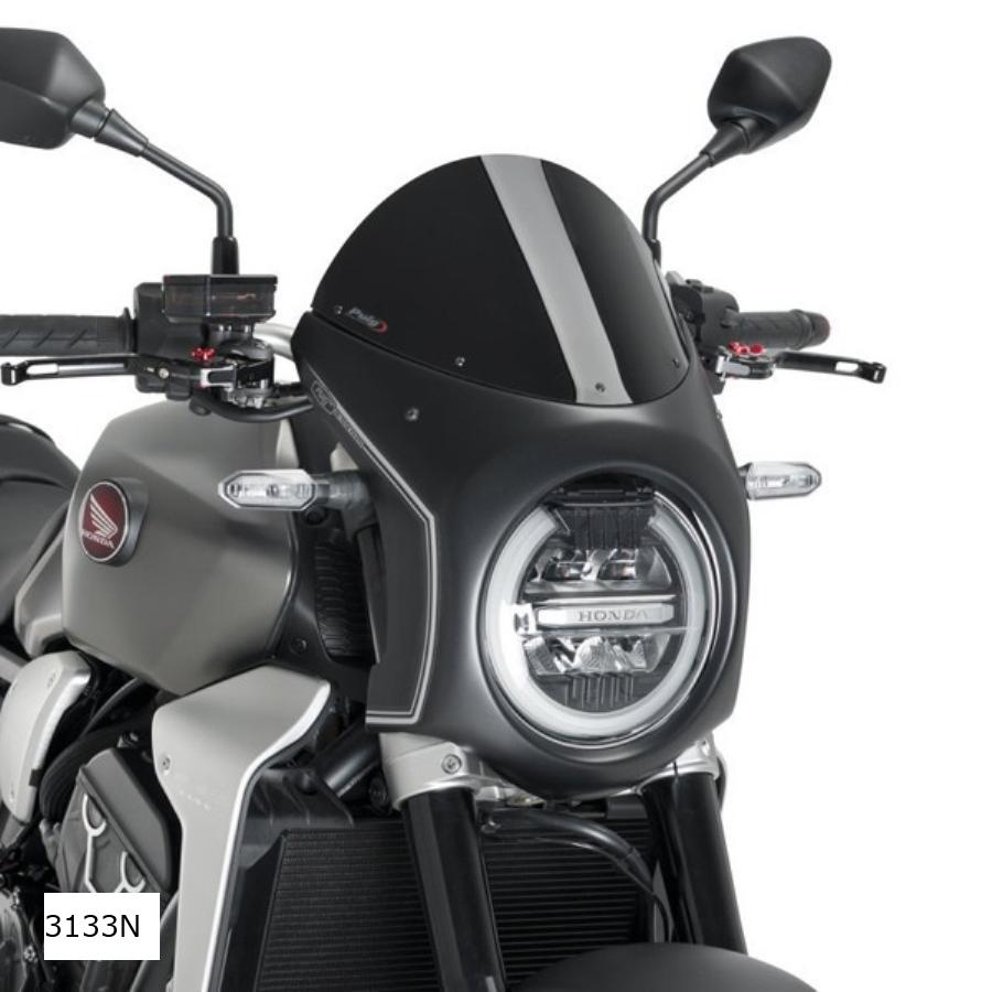 Puig (プーチ) レトロフェアリング ブラック/ブラック CB1000R/CB650R 3133N