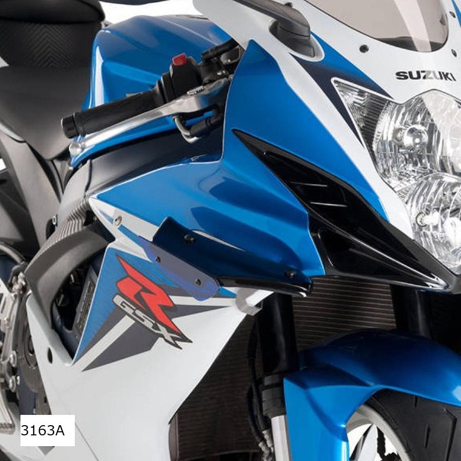 Puig (プーチ) サイドダウンフォーススポイラー ブルー GSX-R750/600 3163A