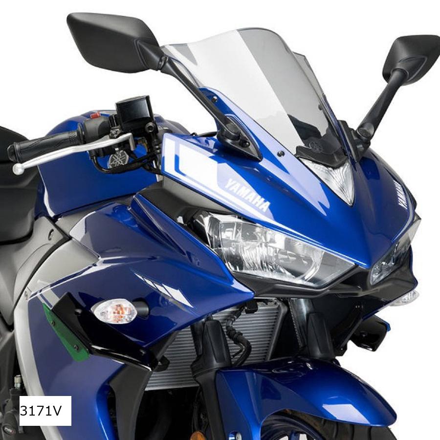 Puig (プーチ) サイドダウンフォーススポイラー グリーン YZF-R3 3171V