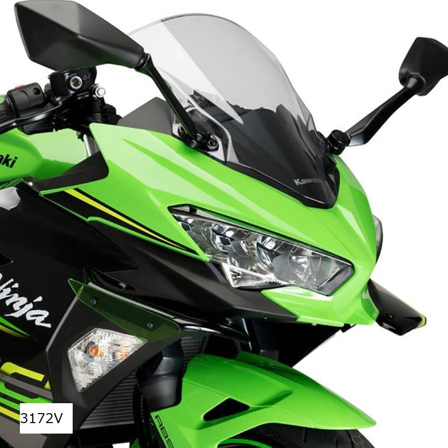Puig (プーチ) サイドダウンフォーススポイラー グリーン NINJA400 3172V