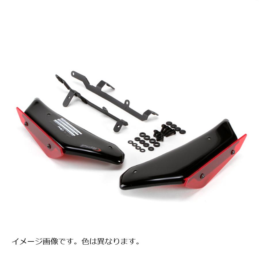 Puig (プーチ) サイドダウンフォーススポイラー レッド 1199PANIGALE/R /899PANIGALE 3566R