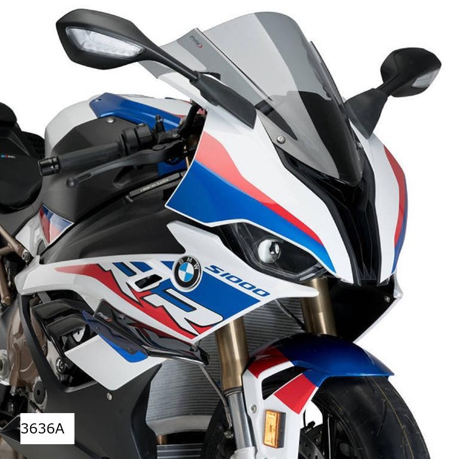 Puig (プーチ) サイドダウンフォーススポイラー ブルー S1000RR 3636A