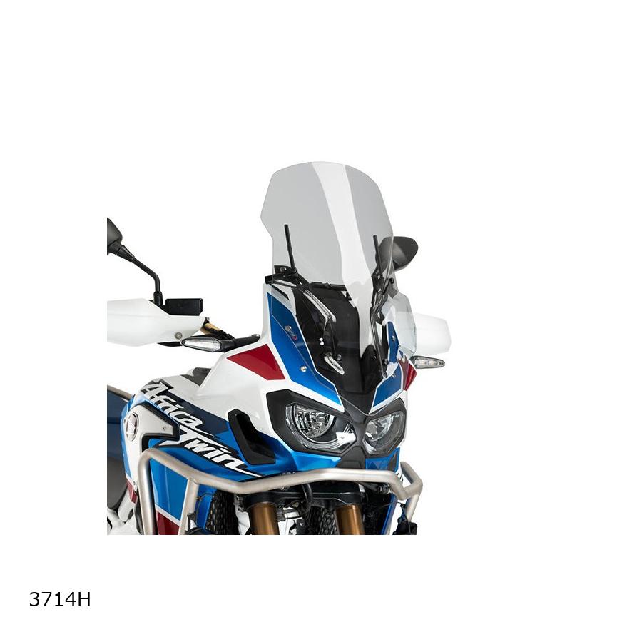 Puig (プーチ) スクリーンサポートMEM+ツーリング スモーク CRF1000L AFRICA TWIN/ADVENTURE SPORTS 3714H
