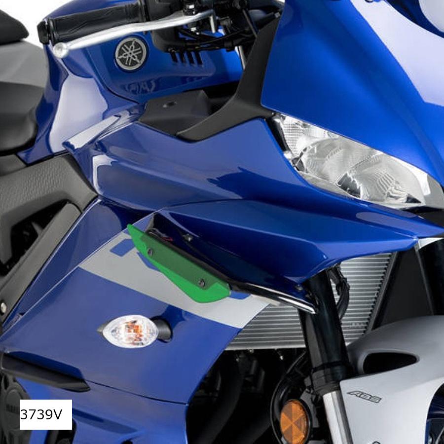 Puig (プーチ) サイドダウンフォーススポイラー グリーン YZF-R3 3739V