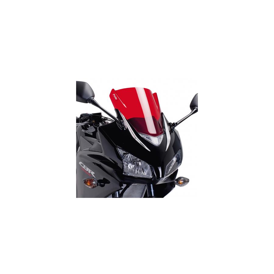 Puig (プーチ) スクリーン レーシング レッド CBR500R/CBR400R 6479R