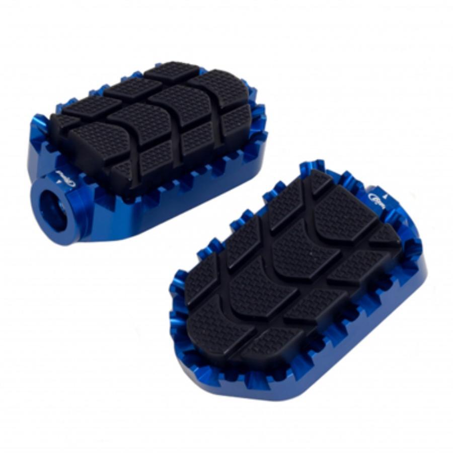 Puig (プーチ) ENDUROフットペグ ブルー WITH RUBBER 7587A