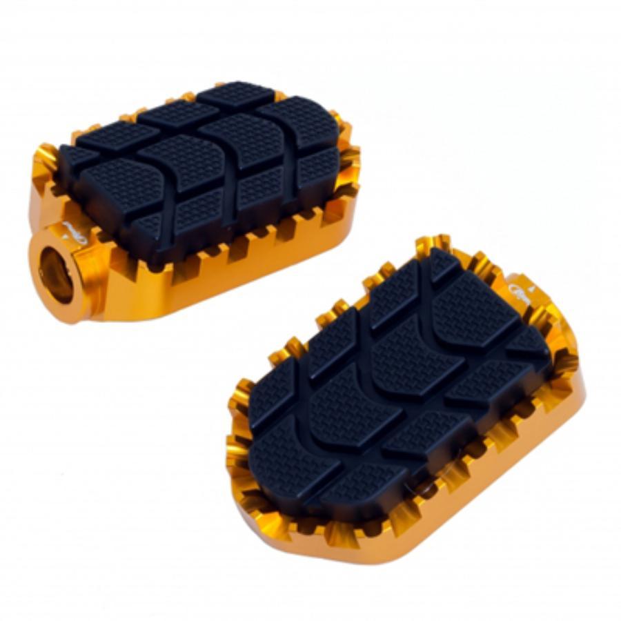 Puig (プーチ) ENDUROフットペグ ゴールド WITH RUBBER 7587O