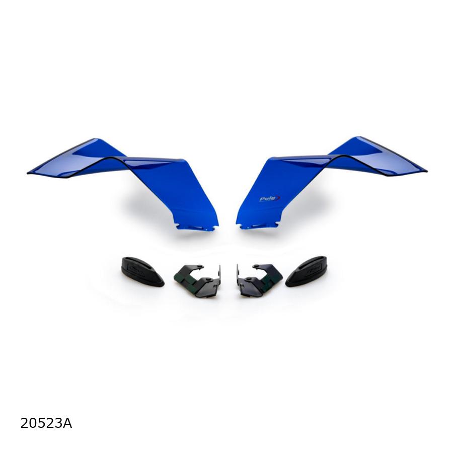 Puig (プーチ) フロントスポイラーGP ブルー YZF-R1/R1M 20523A