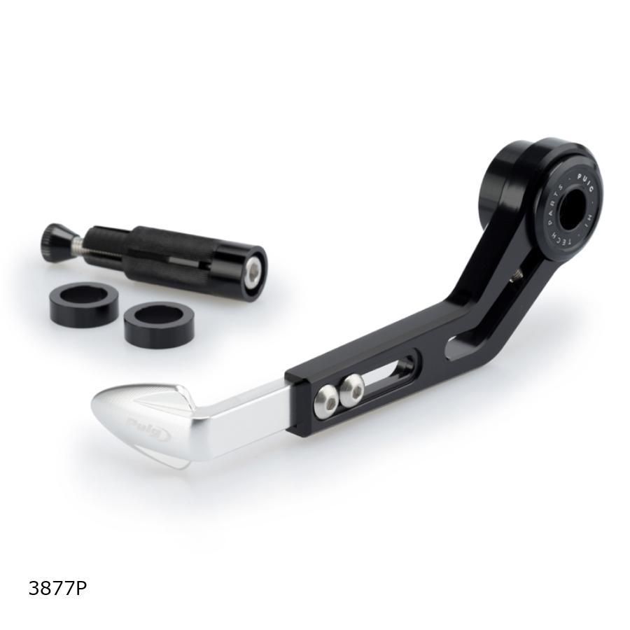 Puig (プーチ) クラッチレバープロテクター シルバー (クラッチ Lever Protector) 3877P