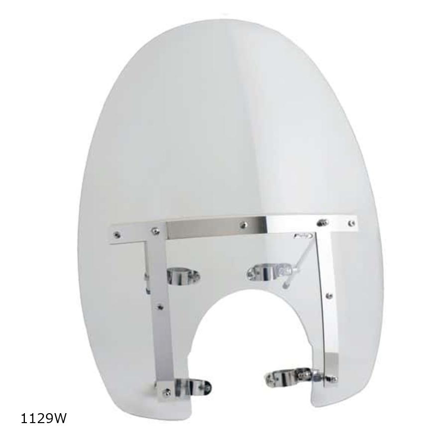 Puig (プーチ) WINDSHIELD AMERICA-3 クリア (クルーザータイプ汎用スクリーン) 1129W
