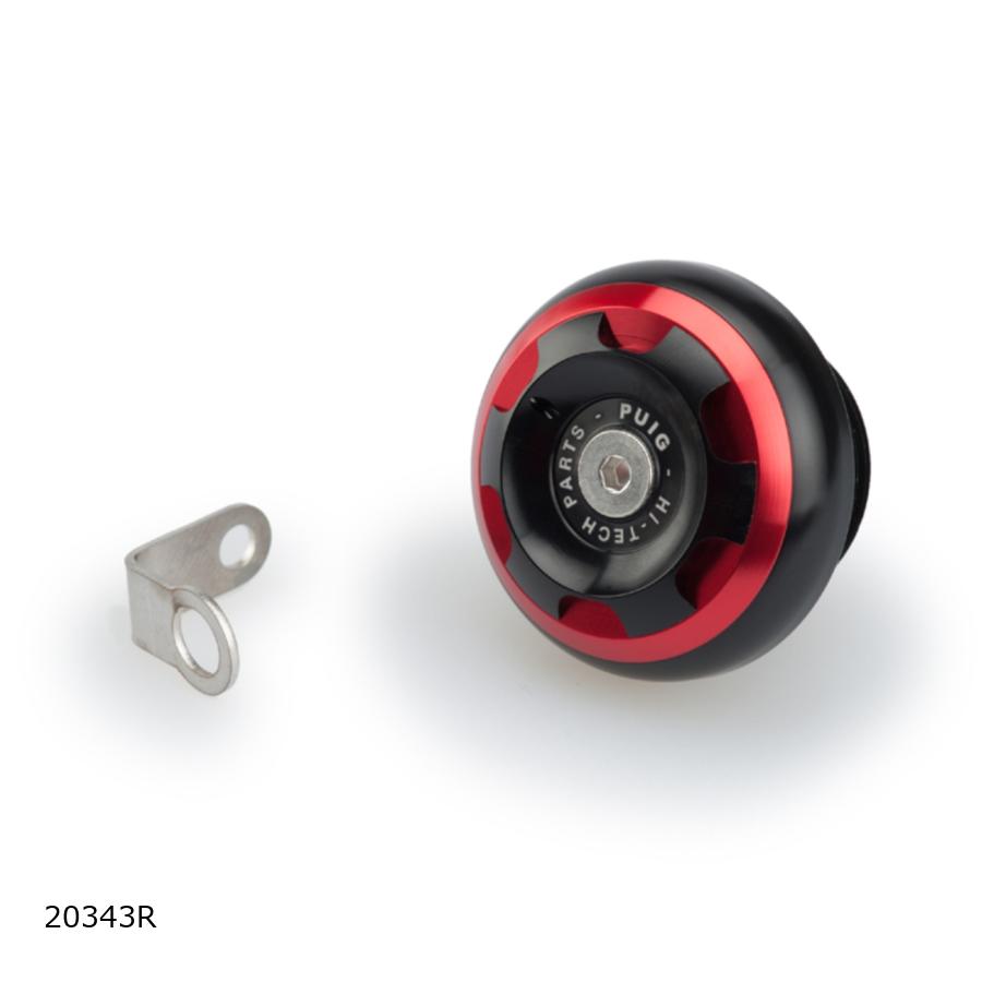 Puig (プーチ) オイルキャップ TRACK レッド M25xピッチ1.5mm 20343R