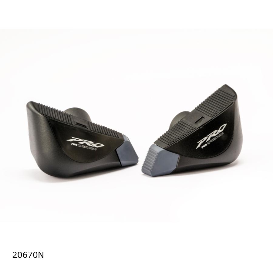 Puig (プーチ) フレームスライダー プロ ブラック MT-09/MT-09 SP/MT-09 TRACER/MT-09 TRACER GT 21 20670N