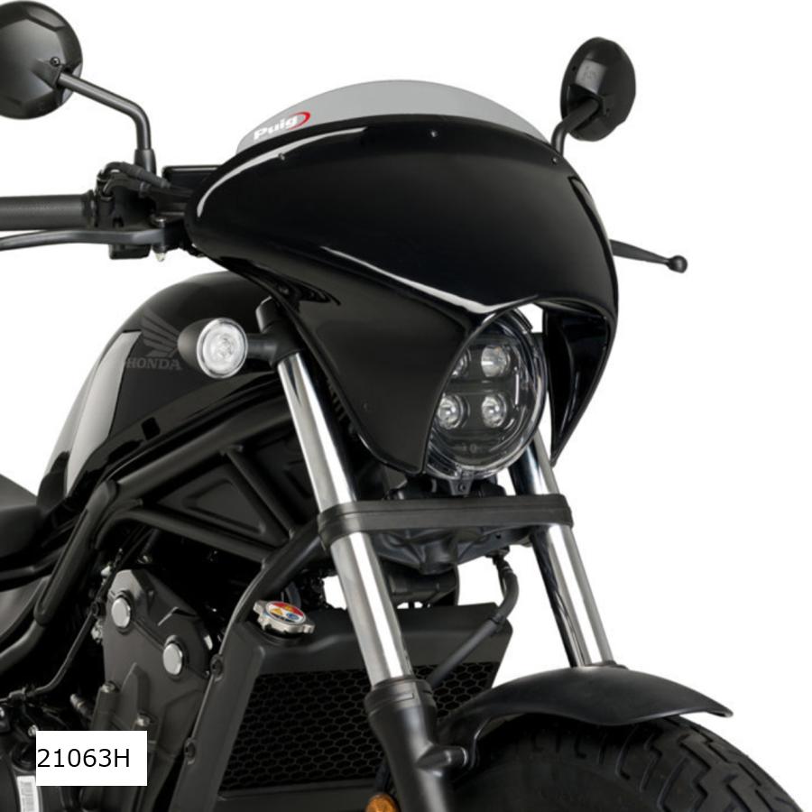 Puig (プーチ) ウインドシールド バットウイング SML (SPORT) スモークCMX 500 REBEL/CMX 500 REBEL S 21063H