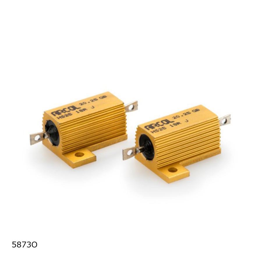 Puig (プーチ) LEDウインカー用レジスター2灯用 汎用(SET OF RESISTORS18OHMS/25W FOR LED TURN LIGHTS) 5873O