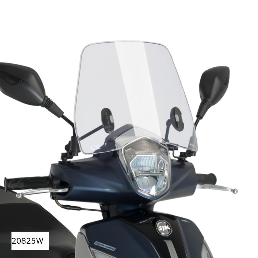 Puig (プーチ) ウインドスクリーン トラフィック クリア SYM SYMPHONY ST 125 LC (Trafic) 20825W