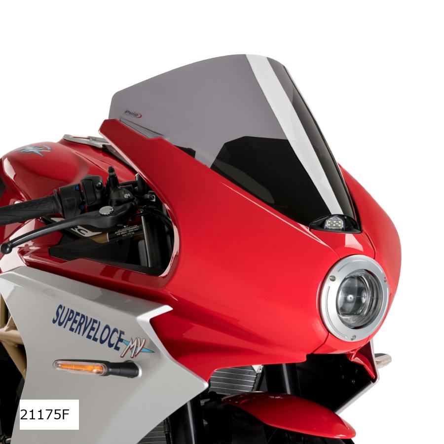 Puig (プーチ) レーシングスクリーン R-Racer ダークスモーク MV AGUSTA SUPERVELOCE 800 (R-Racer Screen) 21175F