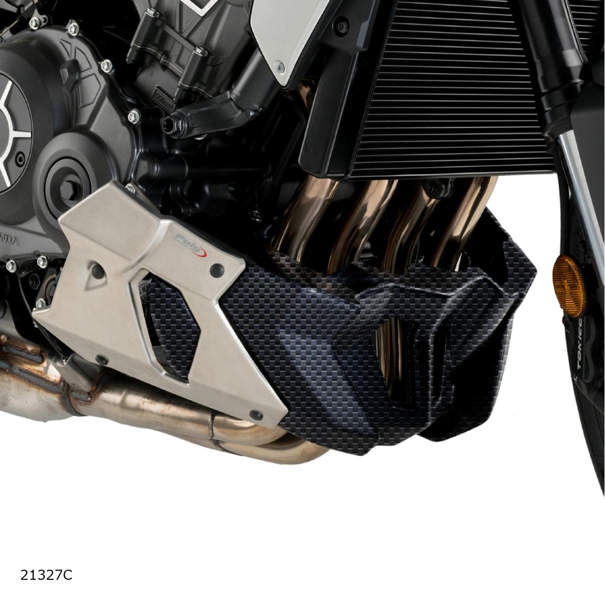 Puig (プーチ) エンジンスポイラー カーボンプリント CB1000R ブラック EDITION/CB1000R NEO SPORTS CAFE 21327C