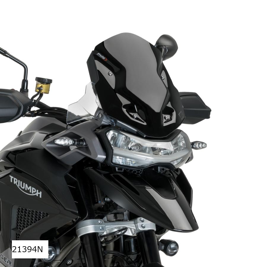 Puig (プーチ) スポーツスクリーン ブラック TIGER 1200 GT/GT PRO/GT EXPLORER/RALLY PRO 21394N