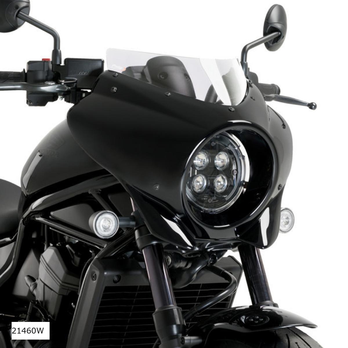 Puig (プーチ) セミフェアリング ミラージュ スポーツ グロスブラック/クリア CMX 1100 REBEL 21460W
