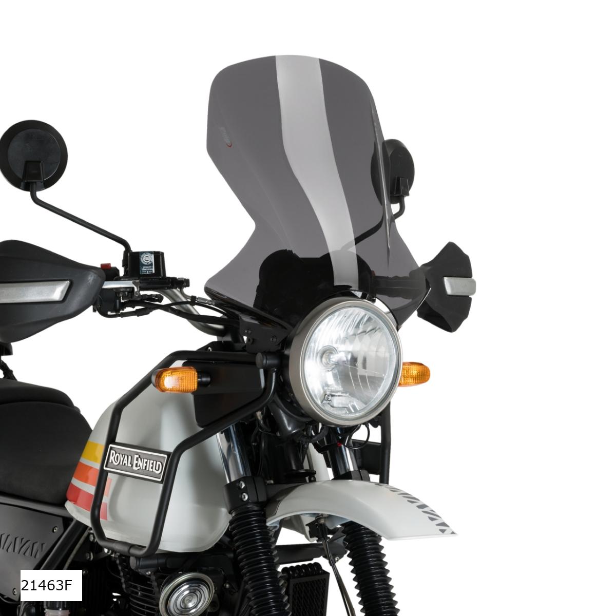 Puig (プーチ) ツーリングスクリーン ダークスモーク ROYAL ENFIELD HIMALAYAN 21463F