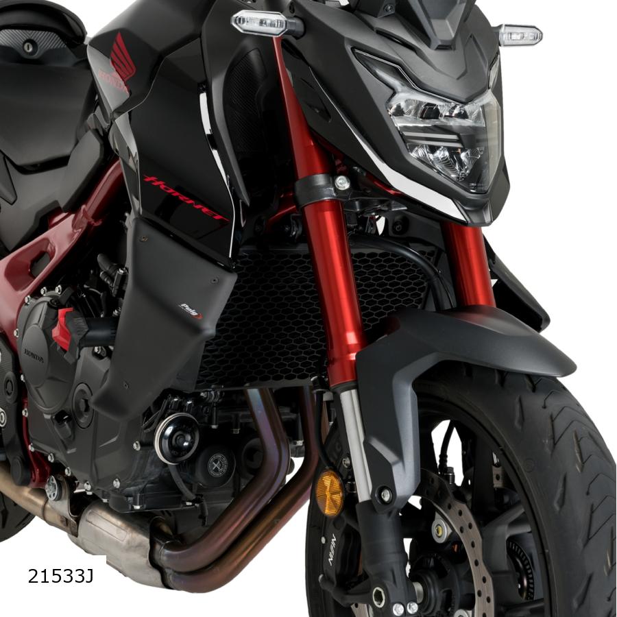 Puig (プーチ) サイドダウンフォーススポイラー マットブラック CB750 HORNET 21533J