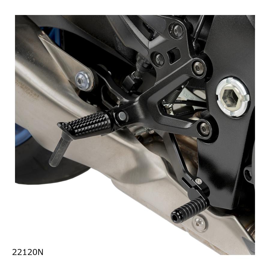 Puig (プーチ) アシャスタブルブレーキペダル ブラック GSX-S1000 22120N