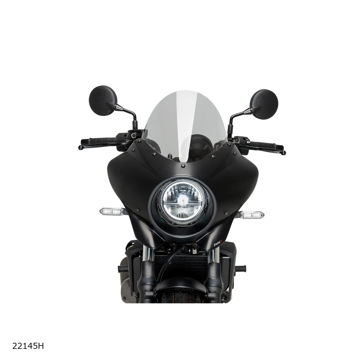 Puig (プーチ) セミフェアリング ミラージュ TOURING マッドブラック/スモーク ELIMINATOR 500 /ELIMINATOR 400 22145H