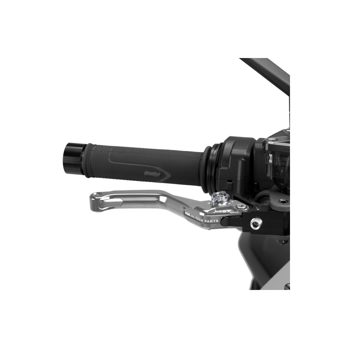 Puig (プーチ) BRAKE LEVER 4.0.SHORT (ショートタイプ) ブレーキレバー シルバー/チタニウム 4130PY