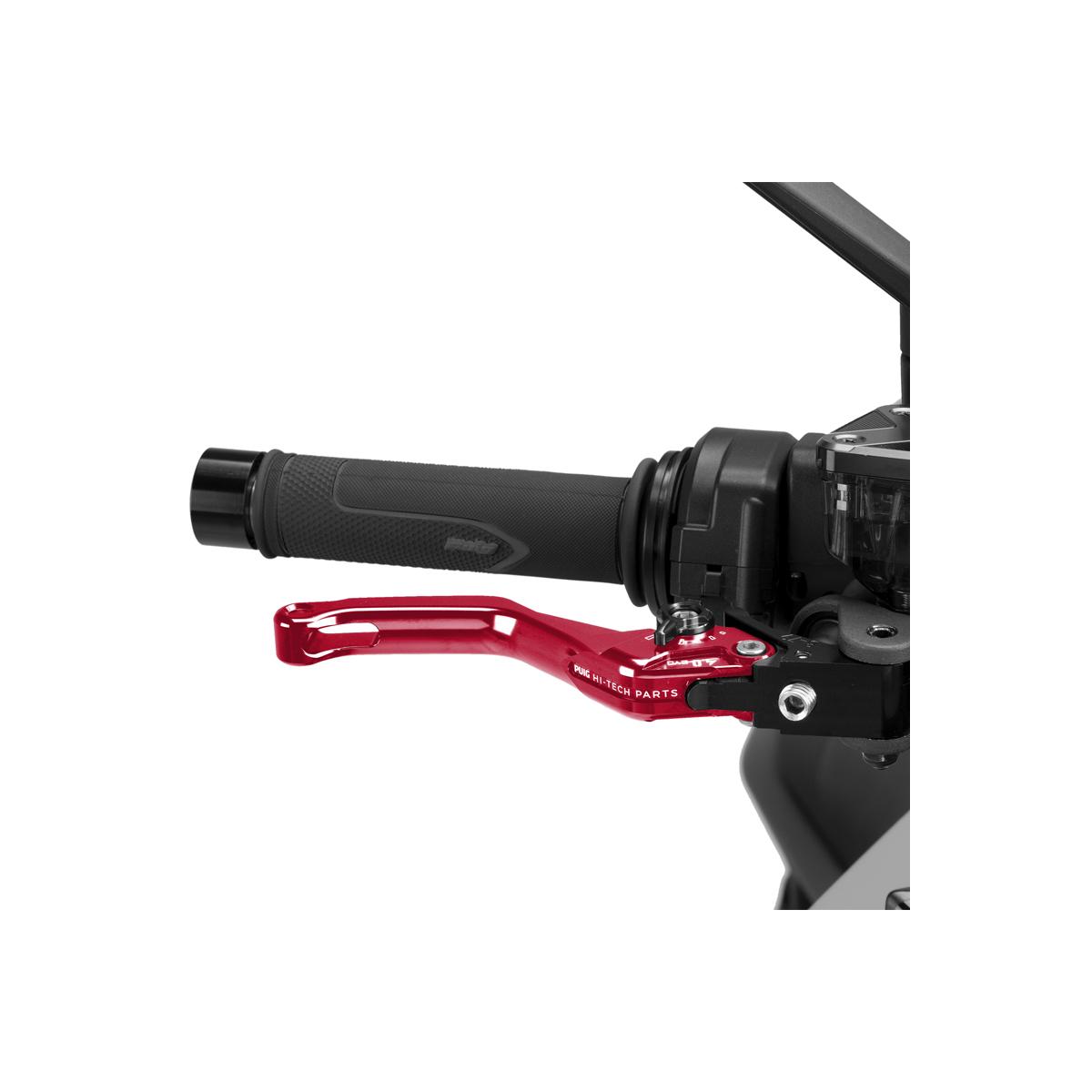 Puig (プーチ) BRAKE LEVER 4.0.SHORT (ショートタイプ) ブレーキレバー レッド/ブラック 4130RN