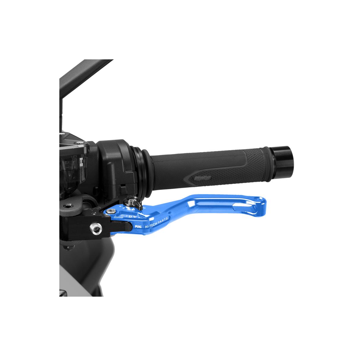 Puig (プーチ) CLUTCH LEVER 4.0.SHORT (ショートタイプ) クラッチレバー ブルー/ブラック 4230AN